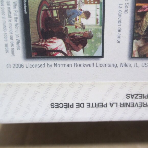 Norman Rockwell Christmas Puzzle Music Man Christmas Now 1000 Pc NEW SEALED - Picture 6 of 6